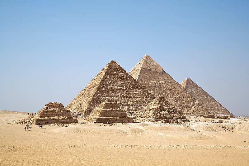 [The Great Pyramid and Giza Pyramids]